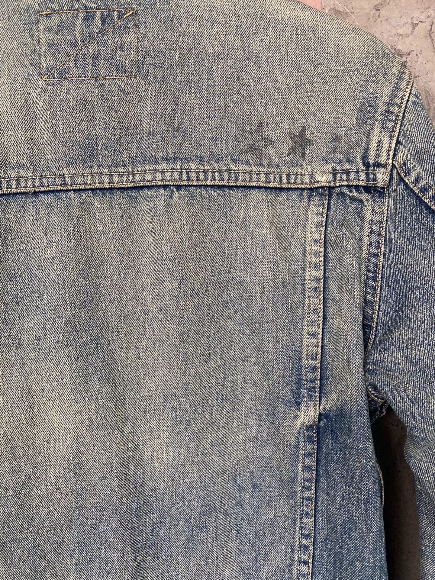 Gypsy Gypsy&sons Heavy Washed Distressed Denim Jacket Size US M / EU 48-50 / 2 - 6 Thumbnail