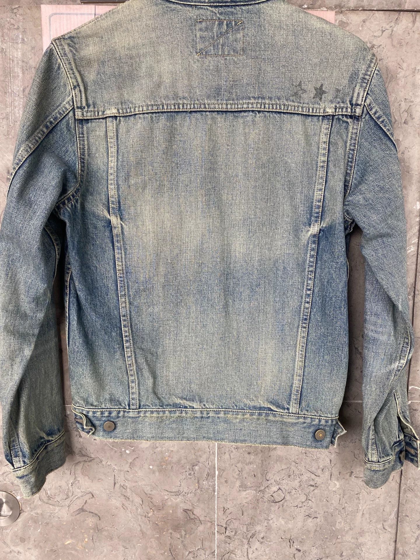 Gypsy Gypsy&sons Heavy Washed Distressed Denim Jacket Size US M / EU 48-50 / 2 - 5 Thumbnail