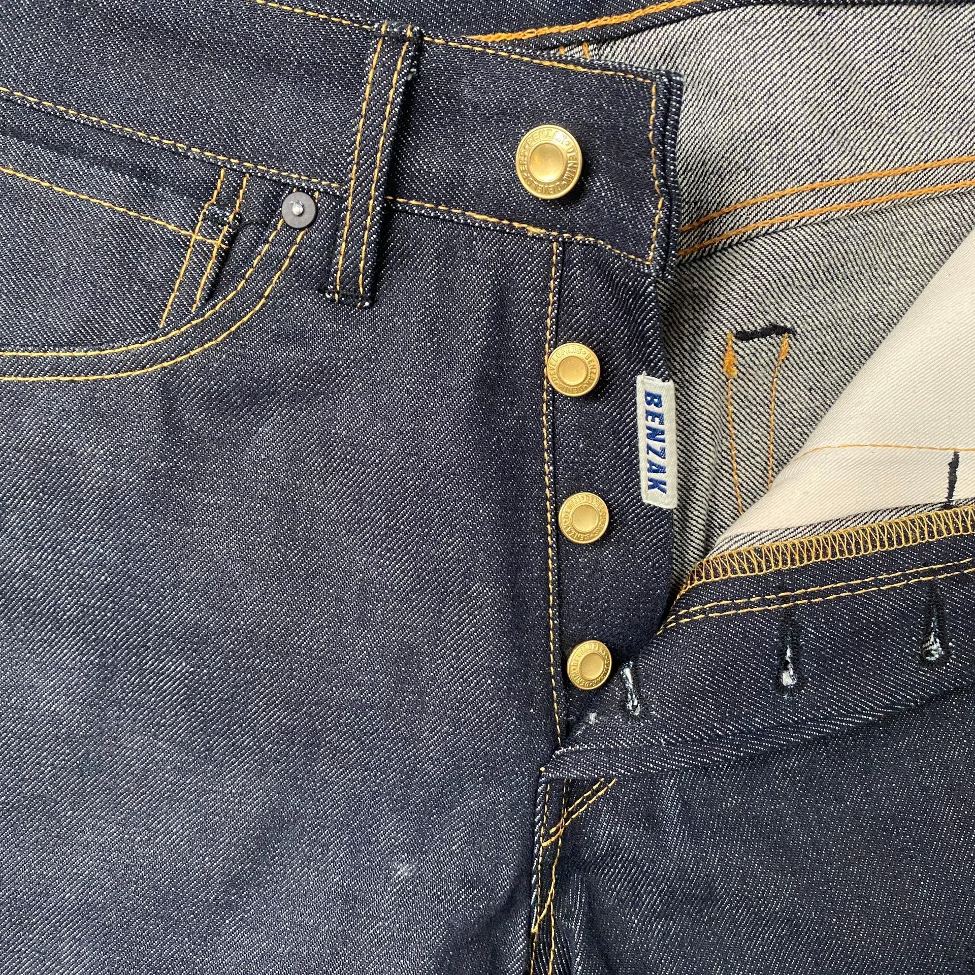 B.D. Baggies BDD B-01 Low-Rise Slim Tapered Raw Jeans Size US 29 - 6 Thumbnail