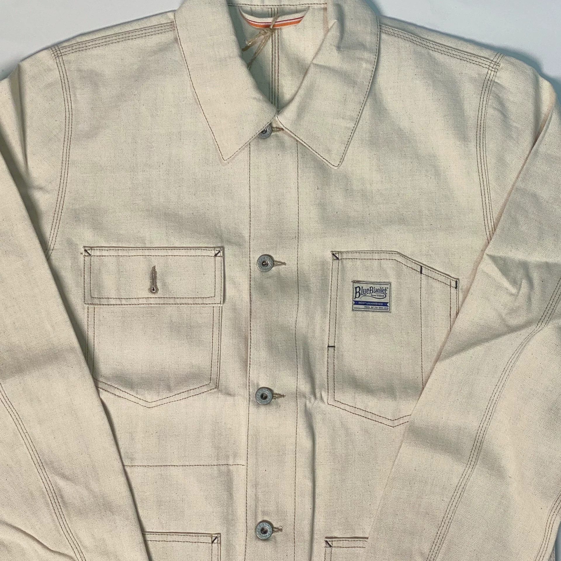 Blue Blanket Blue Blanket White Selvedge Denim Coverall Size US XL / EU 56 / 4 - 3 Thumbnail