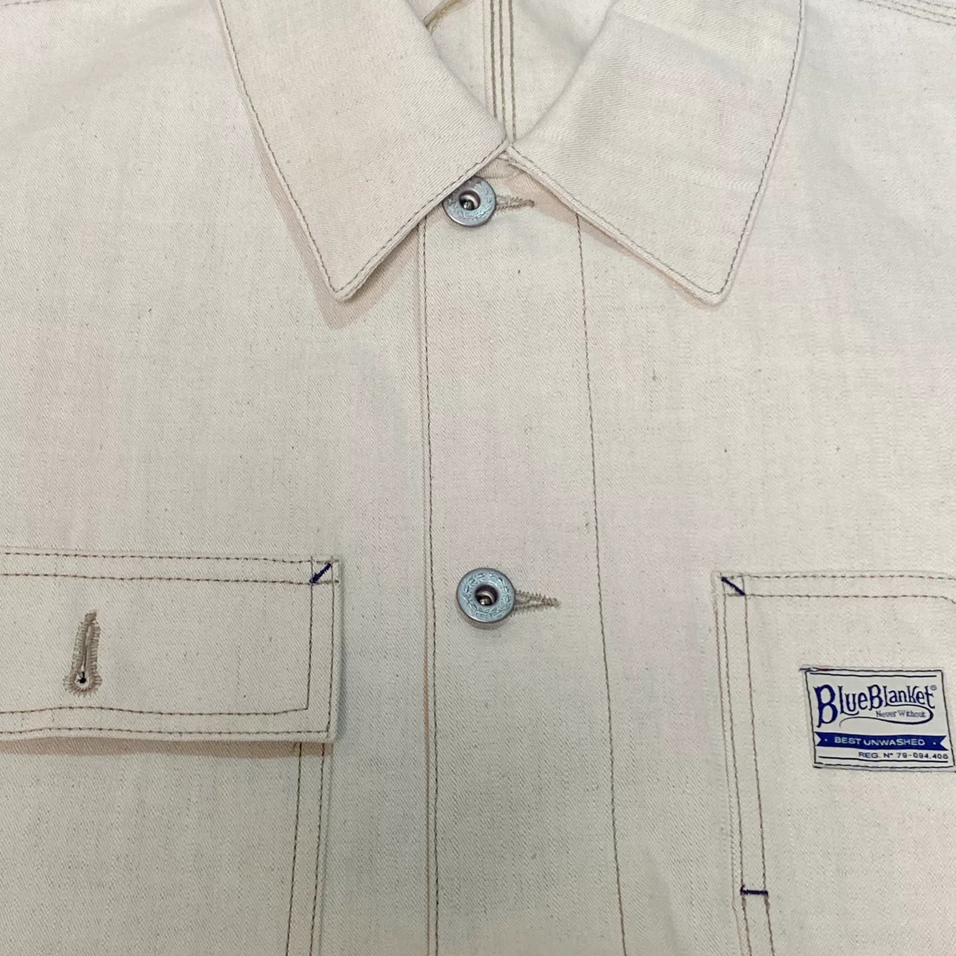 Blue Blanket Blue Blanket White Selvedge Denim Coverall Size US XL / EU 56 / 4 - 6 Thumbnail