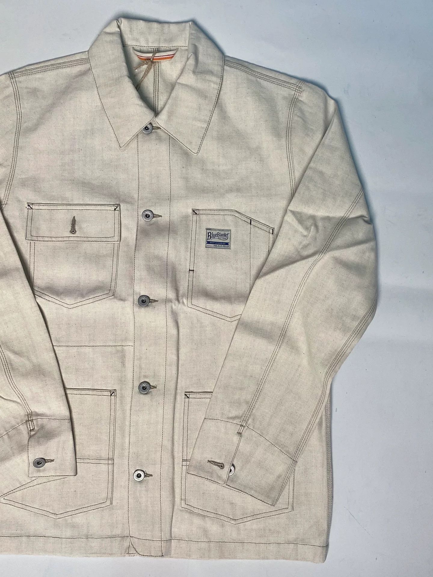 Blue Blanket Blue Blanket White Selvedge Denim Coverall Size US XL / EU 56 / 4 - 5 Thumbnail