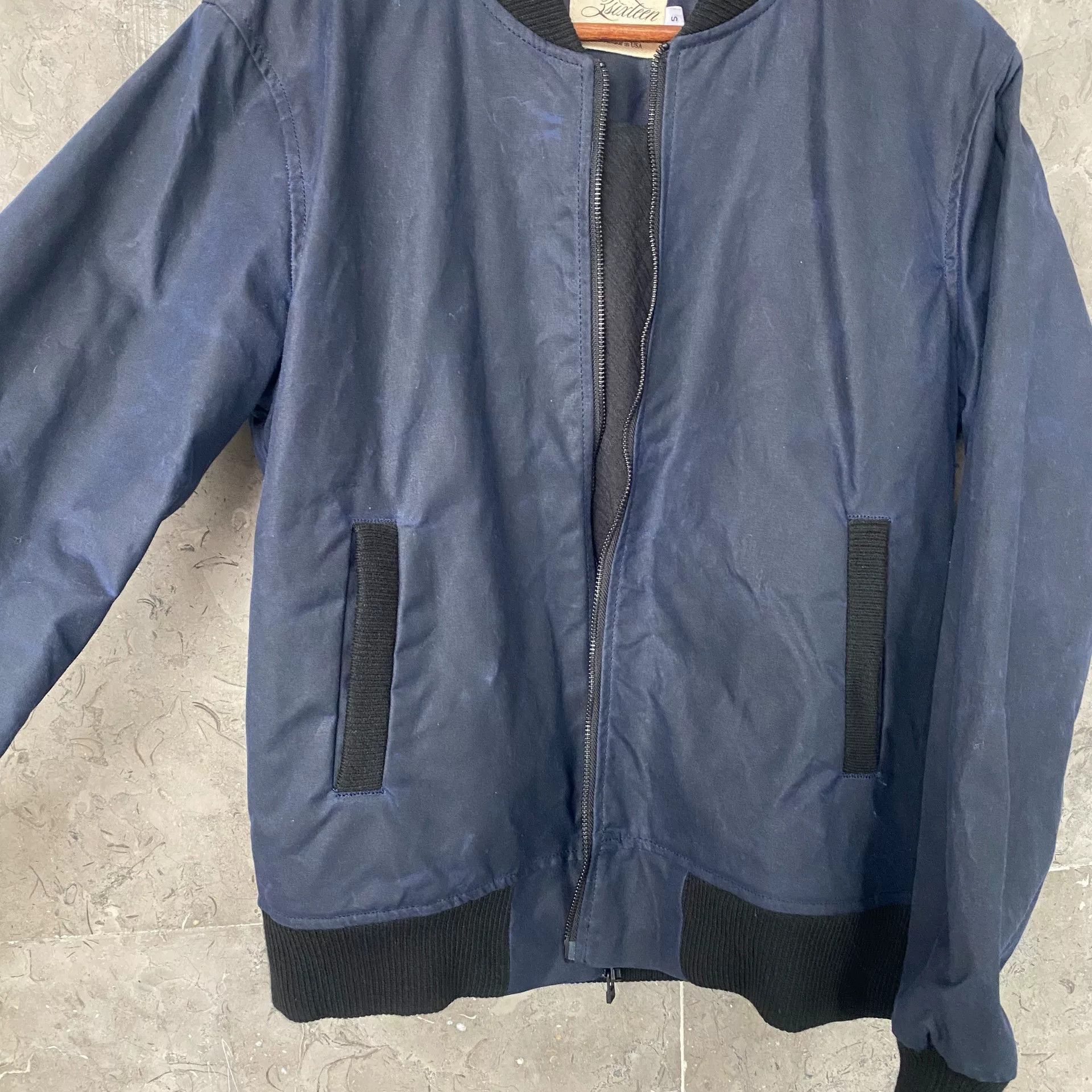 3sixteen 3sixteen Waxed Canvas Baseball Collar Jacket Size US S / EU 44-46 / 1 - 2 Thumbnail
