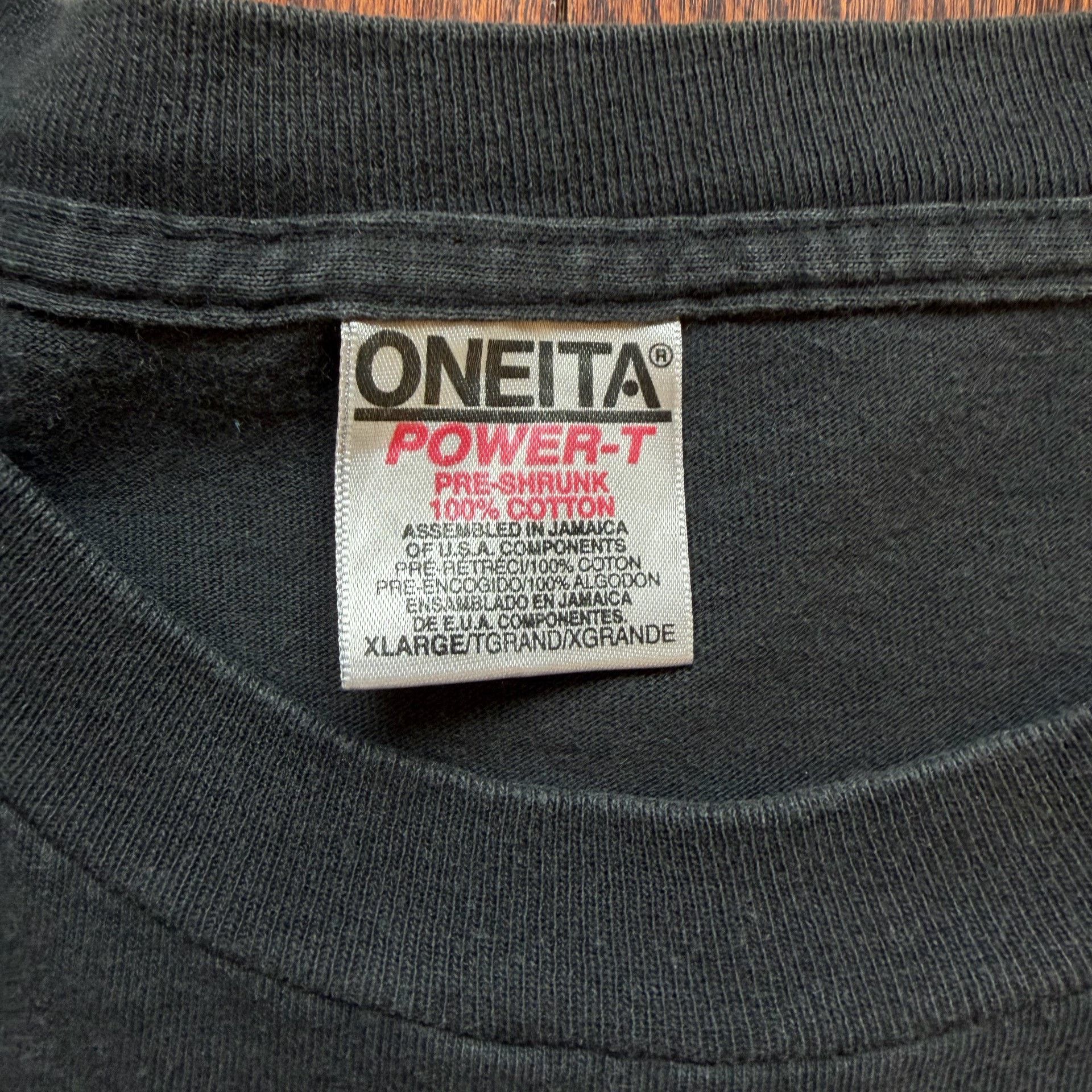 Vintage Vintage 90s Black Blank Tee Size US M / EU 48-50 / 2 - 3 Thumbnail