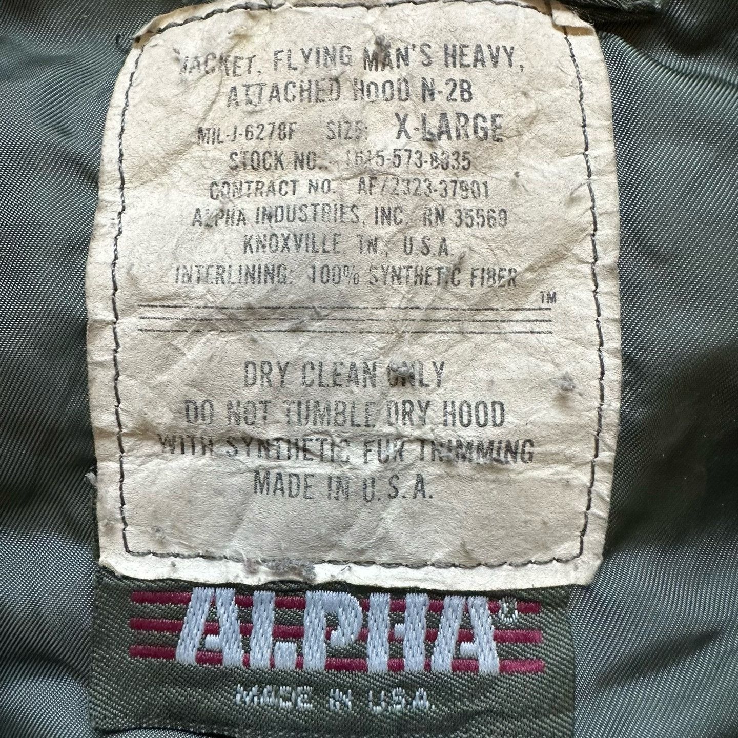 Vintage Vintage N2B Bomber 80s USA Size US M / EU 48-50 / 2 - 4 Thumbnail