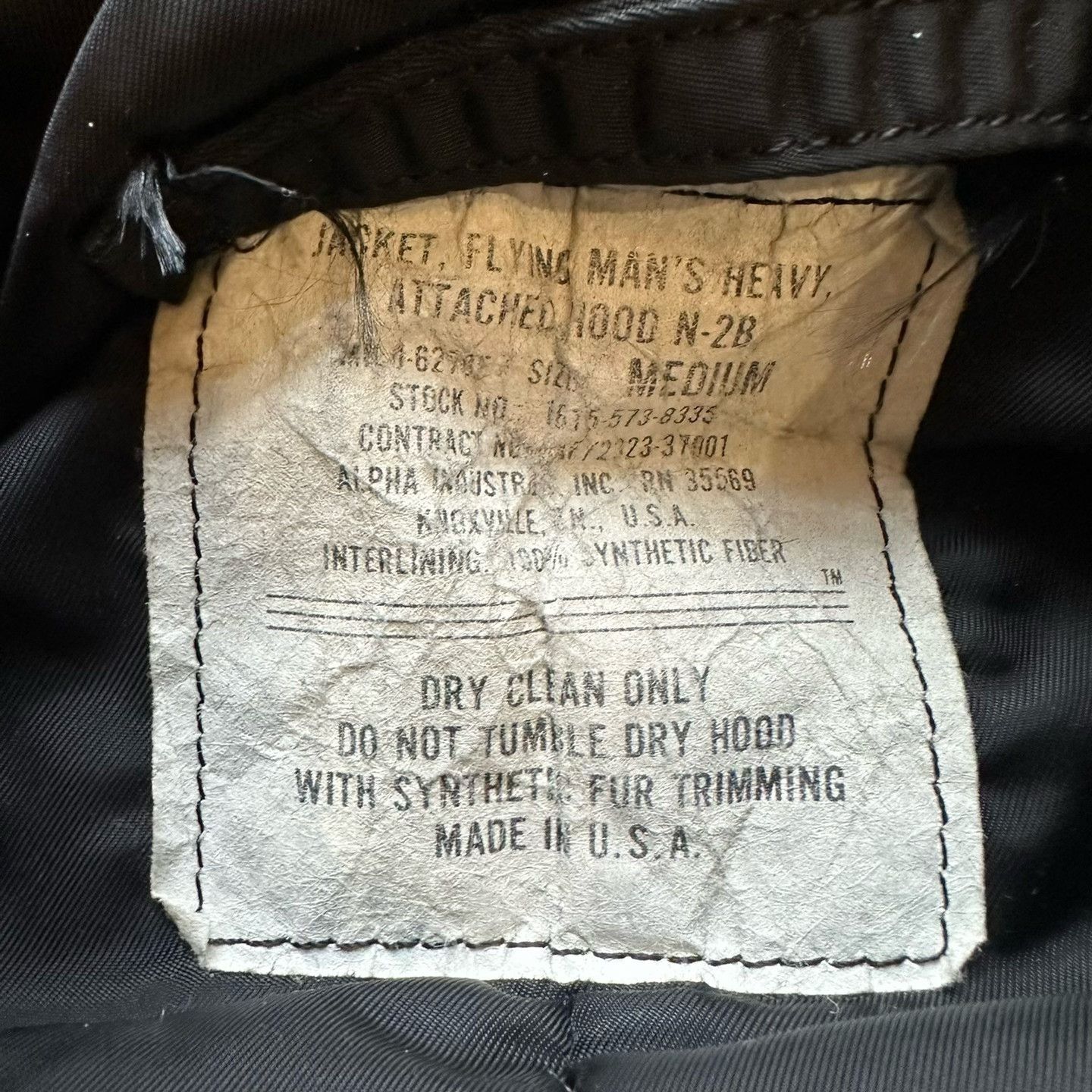 Vintage Vintage 80s Aphla N2B Bomber Size US M / EU 48-50 / 2 - 5 Thumbnail