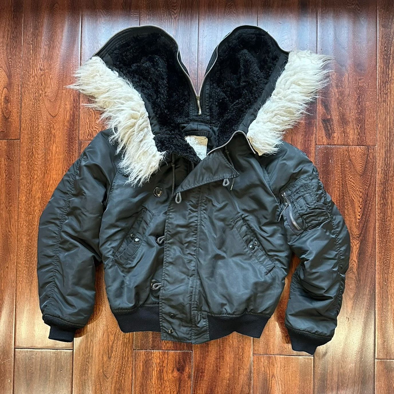 Vintage Vintage 80s Aphla N2B Bomber Size US M / EU 48-50 / 2 - 2 Thumbnail
