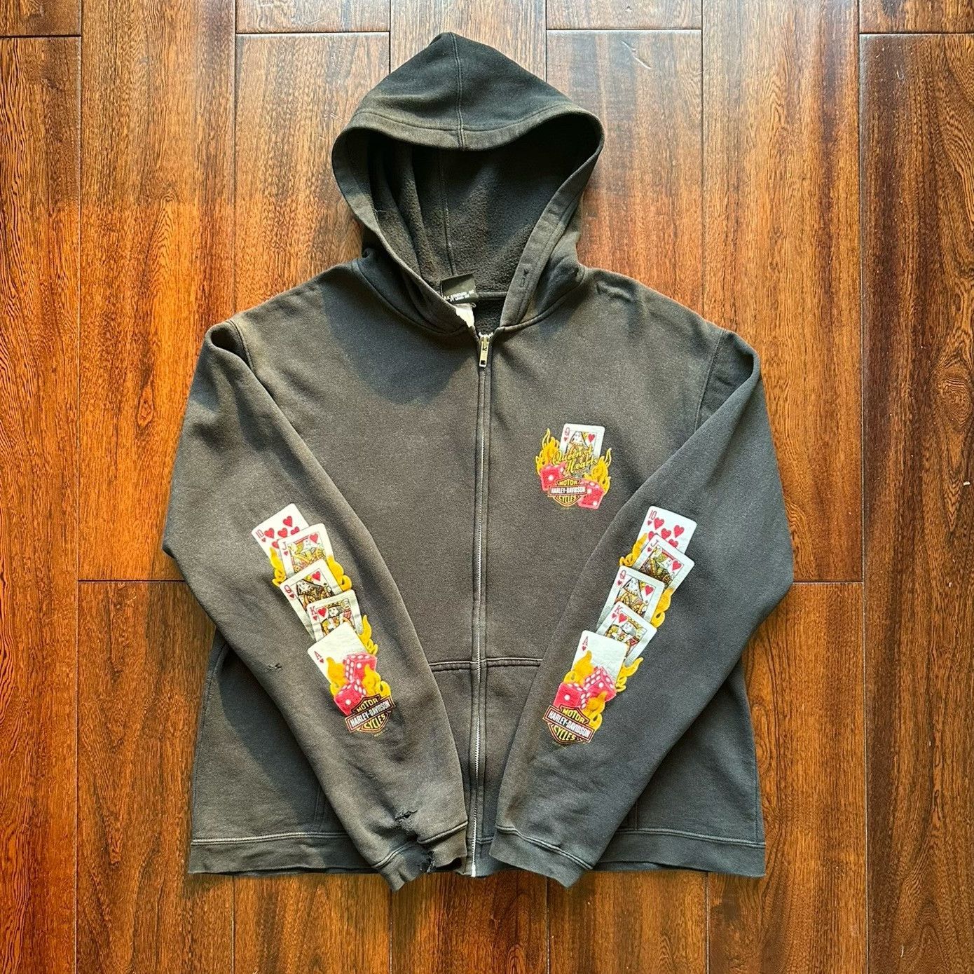 Vintage Vintage Harley Davidson 2006 Zip Hoodie Size US M / EU 48-50 / 2 - 2 Thumbnail