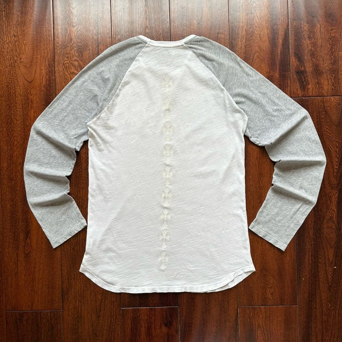 Chrome Hearts Chrome Hearts Gray-White Cross Long-Sleeve S Size US S / EU 44-46 / 1 - 2 Thumbnail