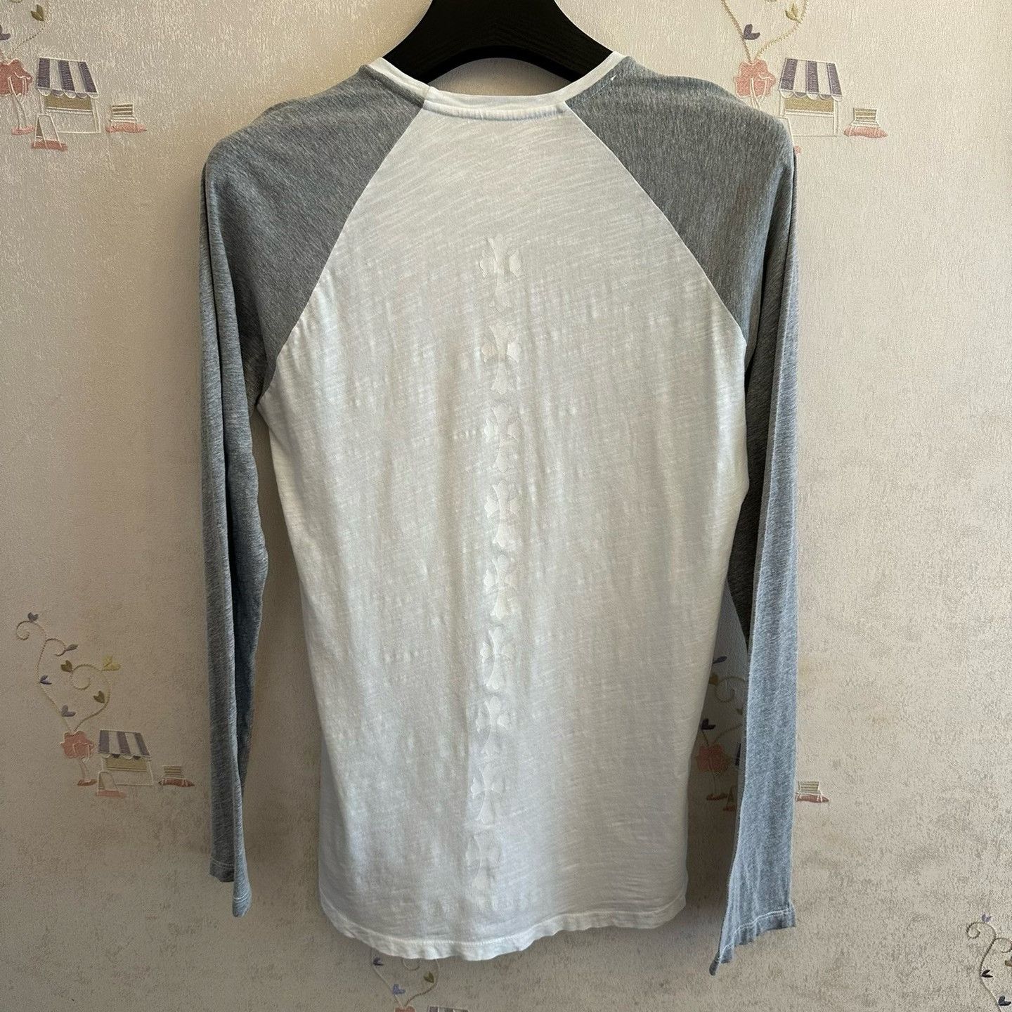 Chrome Hearts Chrome Hearts Gray-White Cross Long-Sleeve S Size US S / EU 44-46 / 1 - 8 Thumbnail