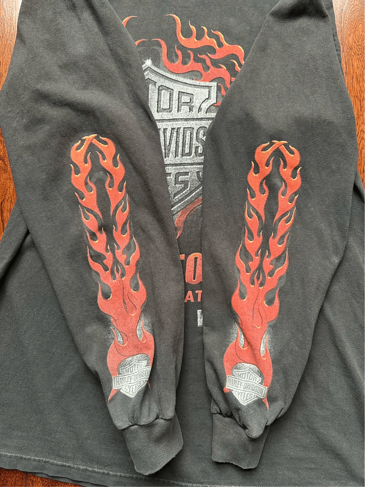 Vintage Vintage Harley Davidson 2006 Flame Longsleeve Size US M / EU 48-50 / 2 - 6 Thumbnail