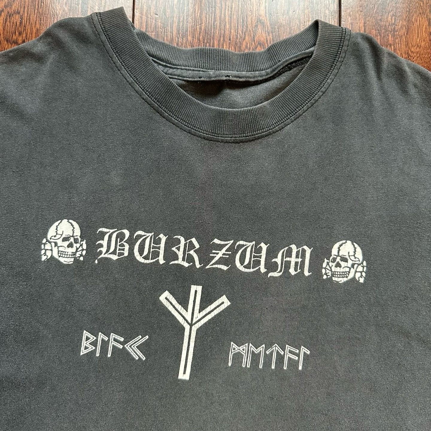 Vintage Vintage 90s Burzum Fade Tee Size US XXL / EU 58 / 5 - 3 Thumbnail