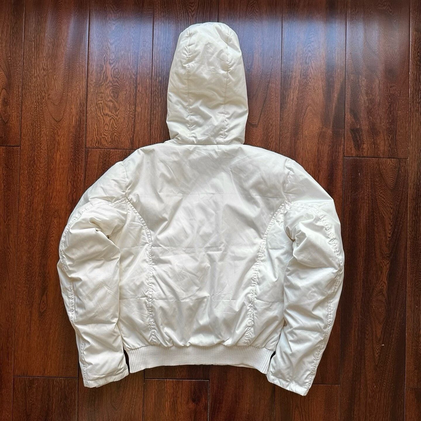 Polo Ralph Lauren Vintage Polo Ralph Lauren White Down Jacket Size US M / EU 48-50 / 2 - 2 Thumbnail