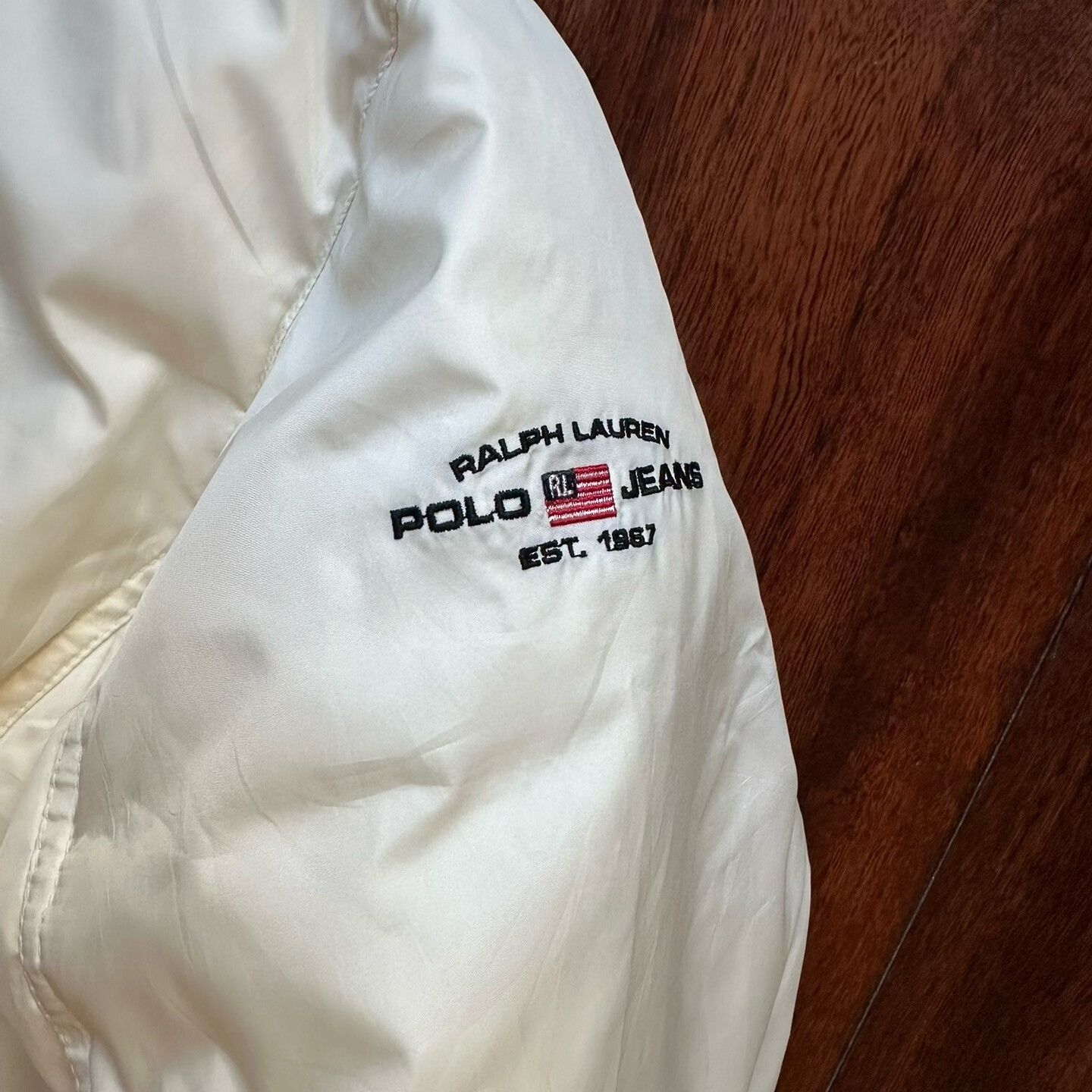Polo Ralph Lauren Vintage Polo Ralph Lauren White Down Jacket Size US M / EU 48-50 / 2 - 3 Thumbnail
