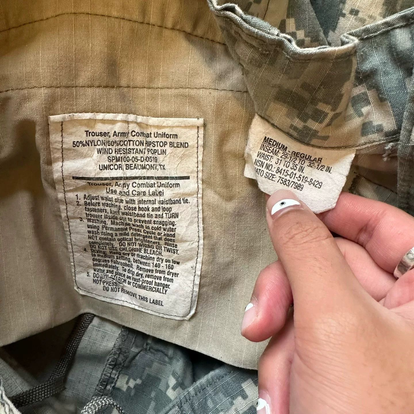 Vintage Vintage Military Digital Camo Cargo Pants Size US 34 / EU 50 - 4 Thumbnail