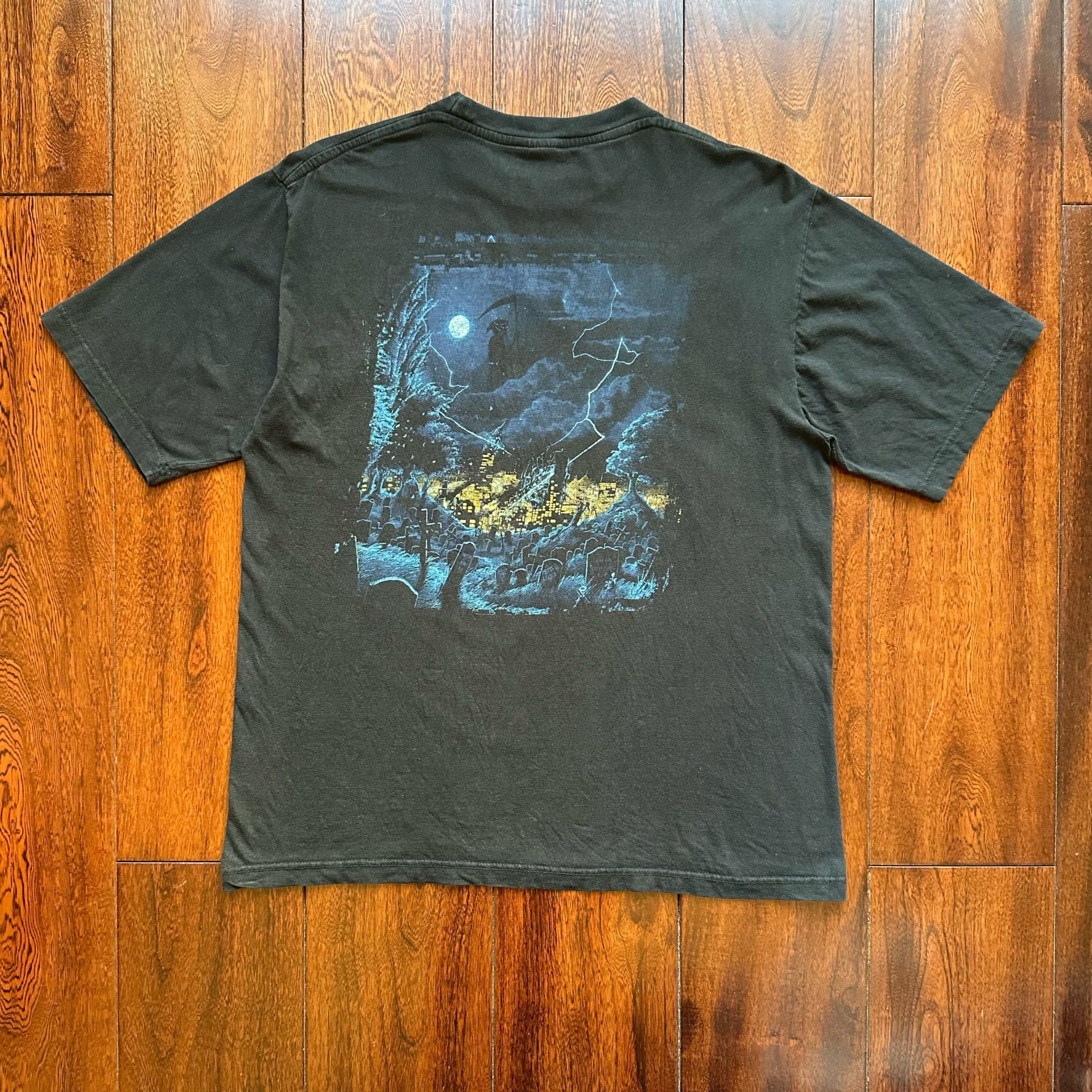 Vintage Vintage Iron Maiden 90s Boxy Top Size US XXL / EU 58 / 5 - 2 Thumbnail