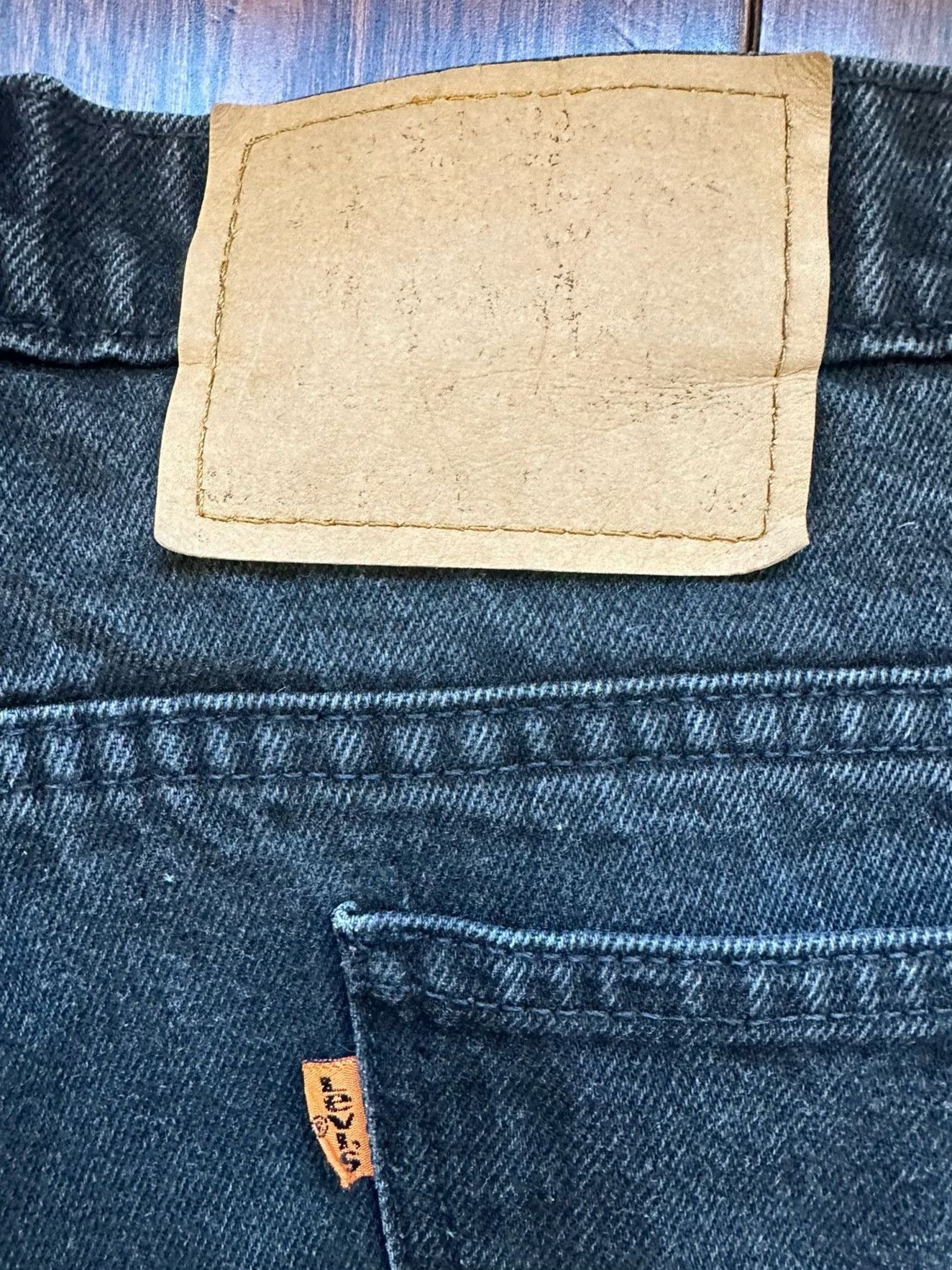 Vintage Vintage Levi's 501 Black 90s USA Size US 33 - 4 Thumbnail