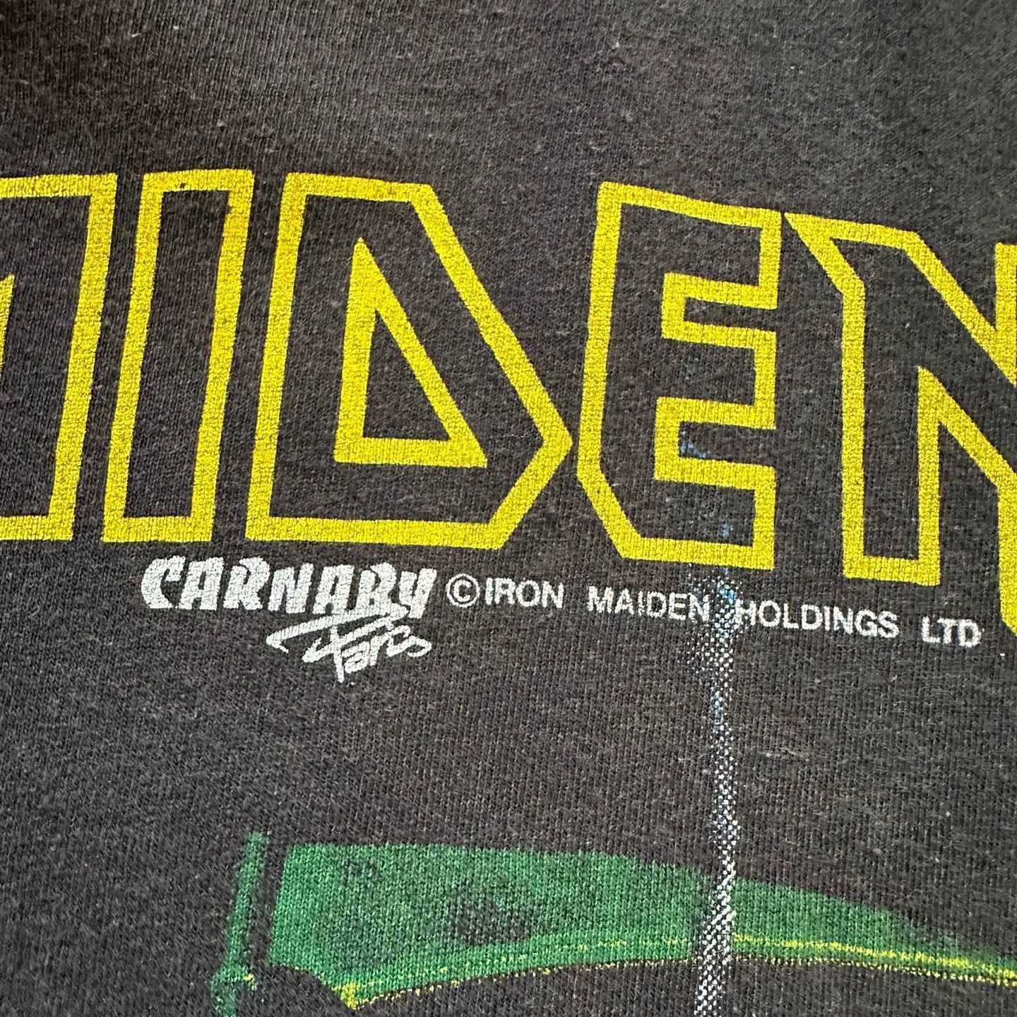 Vintage Vintage 90s Iron Maiden T-Shirt Size US M / EU 48-50 / 2 - 4 Thumbnail