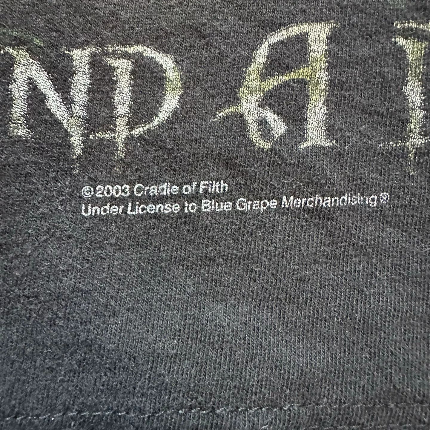 Vintage Vintage Cradle Of Filth 2003 Tee Size US M / EU 48-50 / 2 - 3 Thumbnail