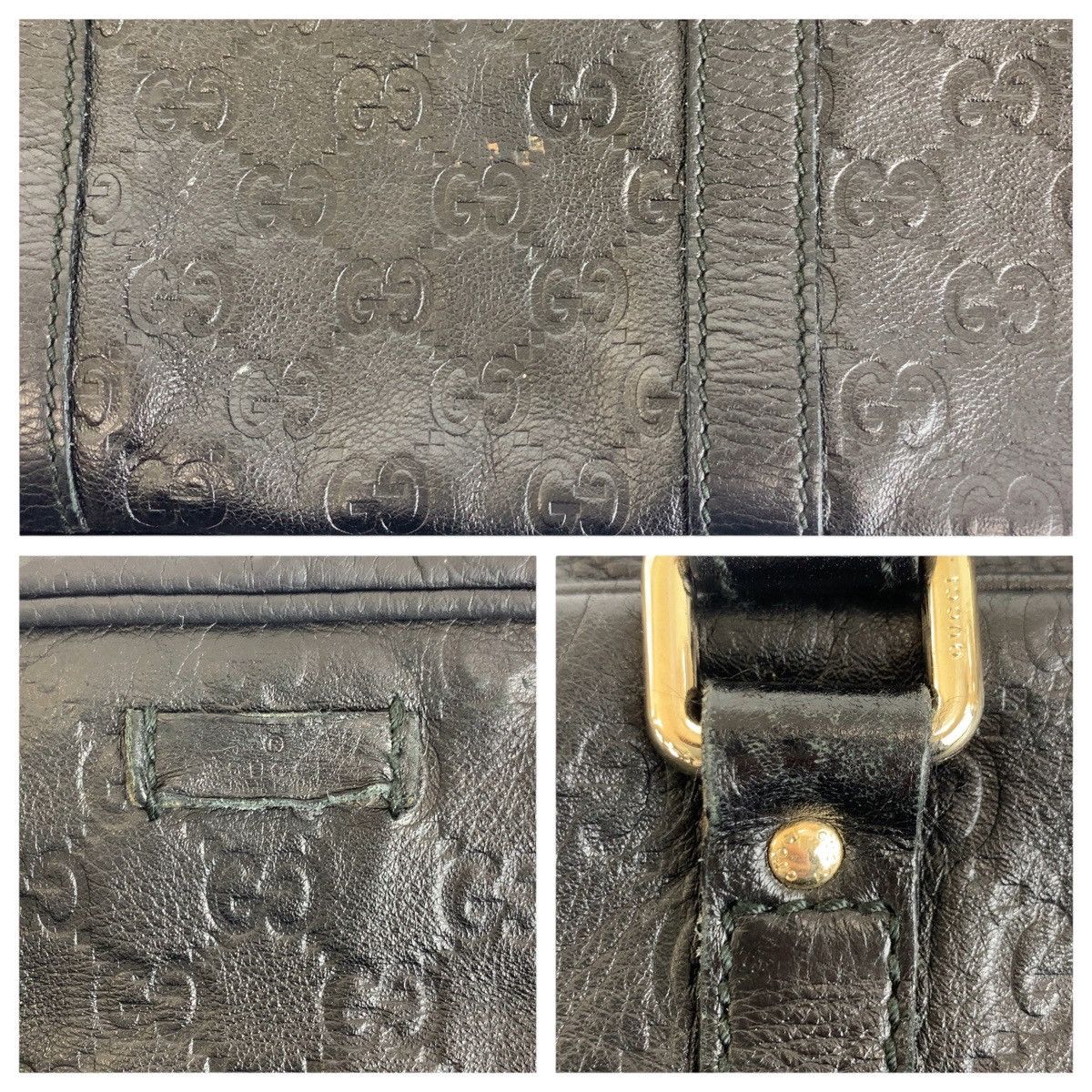 Gucci Gucci Gucci Guccissima Leather Briefcase Leather Business Bag 201480 DUTY FREE for USA Size ONE SIZE - 6 Thumbnail