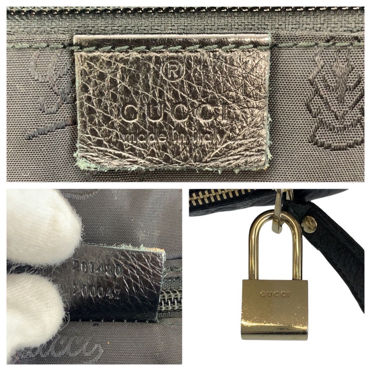 Gucci Gucci Gucci Guccissima Leather Briefcase Leather Business Bag 201480 DUTY FREE for USA Size ONE SIZE - 4 Thumbnail