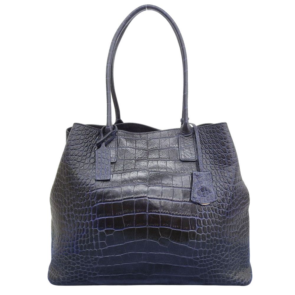 Other Smythson Croco Embossed Leather Tote Bag Leather Tote Bag DUTY FREE for USA