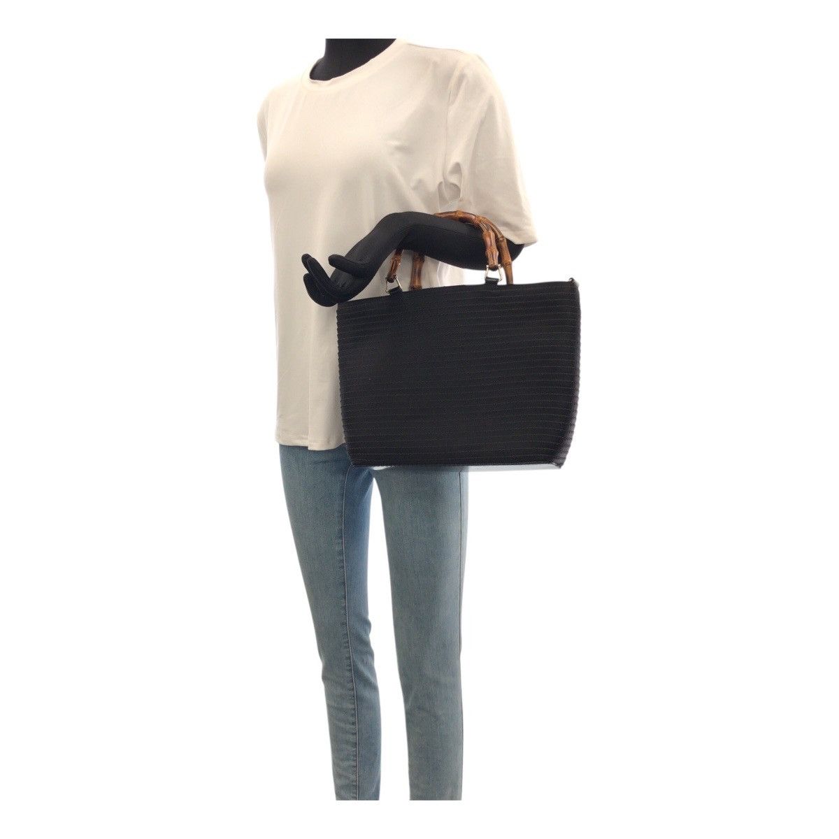 Gucci Gucci Gucci Bamboo Canvas Patent Leather 2way Bag Textile Shoulder Bag 000 1998 0540 DUTY FREE for USA Size ONE SIZE - 8 Thumbnail