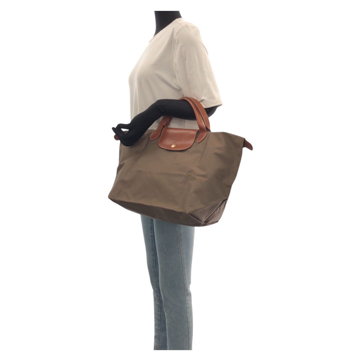 Longchamp Longchamp Longchamp Le Pliage Nylon Leather Tote Bag Textile Tote Bag DUTY FREE for USA Size ONE SIZE - 5 Thumbnail