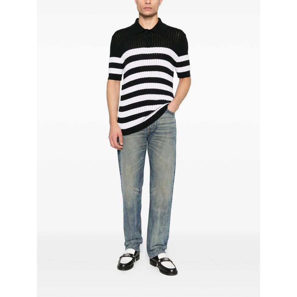 Balmain Balmain BLACK Polo Shirts Size US L / EU 52-54 / 3 - 3 Thumbnail