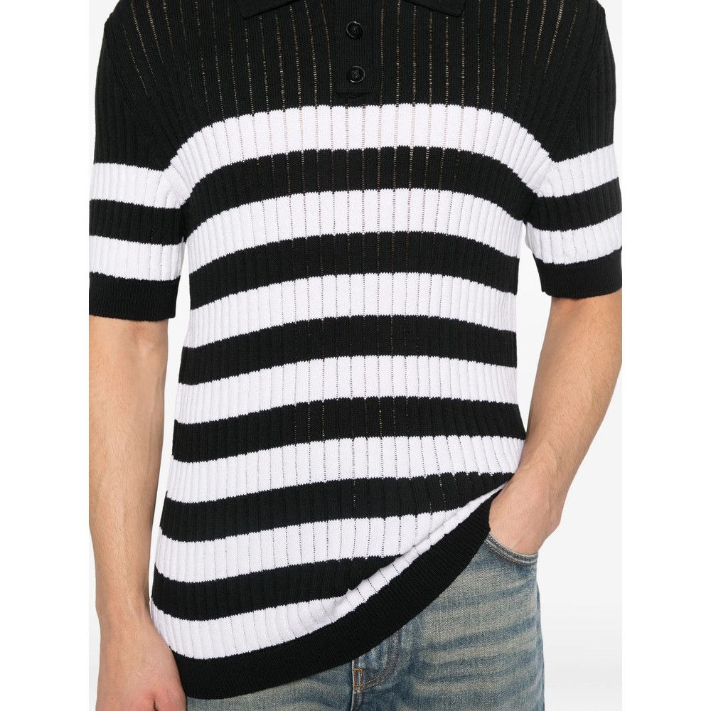 Balmain Balmain BLACK Polo Shirts Size US L / EU 52-54 / 3 - 4 Thumbnail