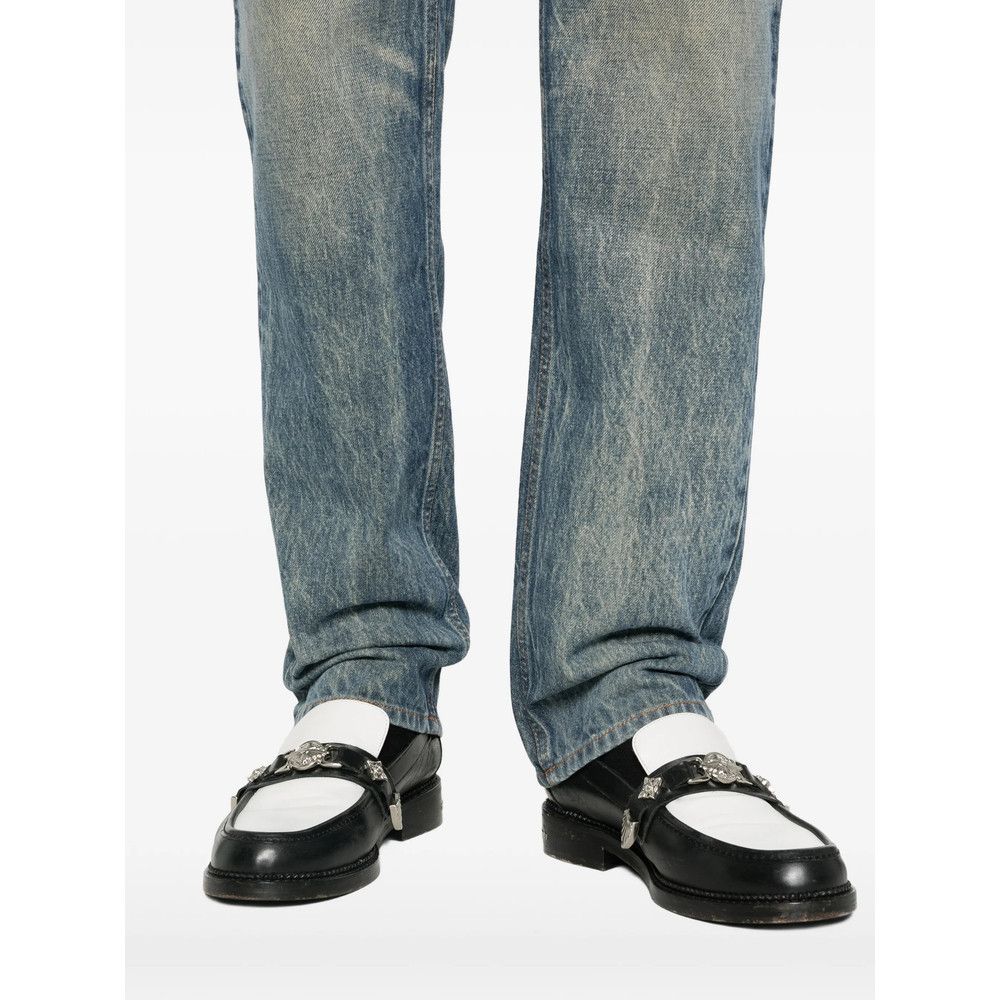Balmain Balmain BLUE Denim - Regular & Straight-Leg Jeans Size US 32 / EU 48 - 2 Thumbnail