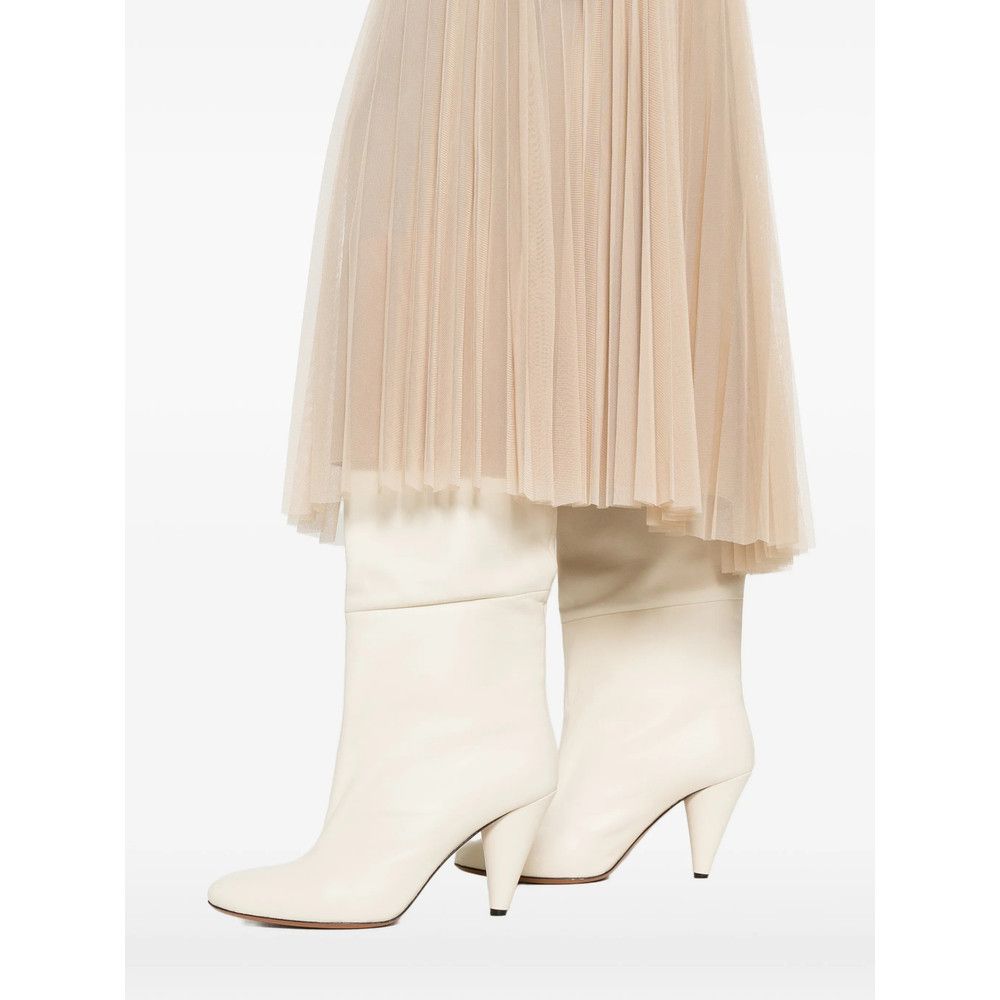 Fabiana Filippi Fabiana Filippi NEUTRALS Skirts - Pleated Skirts Size 28" / US 6 / IT 42 - 5 Thumbnail