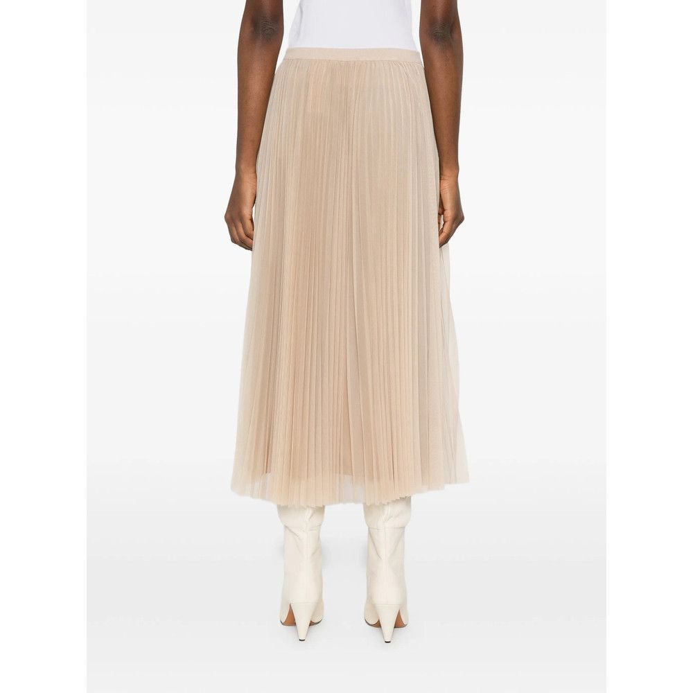 Fabiana Filippi Fabiana Filippi NEUTRALS Skirts - Pleated Skirts Size 28" / US 6 / IT 42 - 3 Thumbnail