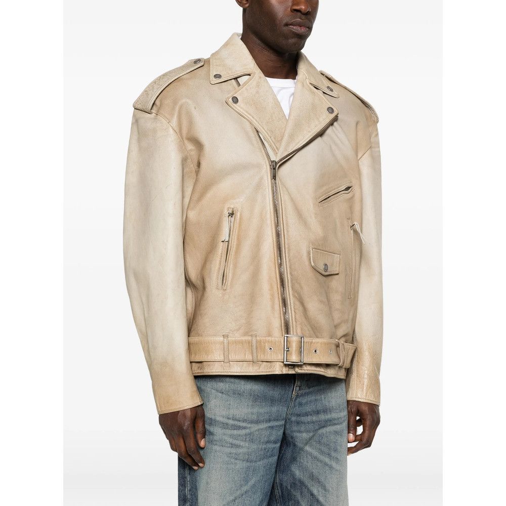 Golden Goose Golden Goose NEUTRALS Jackets - Leather Jackets Size US M / EU 48-50 / 2 - 4 Thumbnail