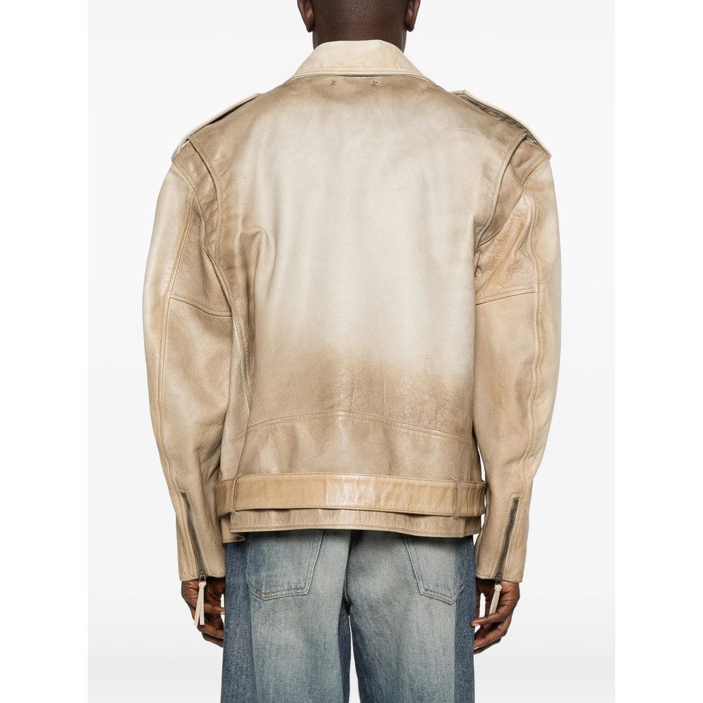 Golden Goose Golden Goose NEUTRALS Jackets - Leather Jackets Size US M / EU 48-50 / 2 - 3 Thumbnail