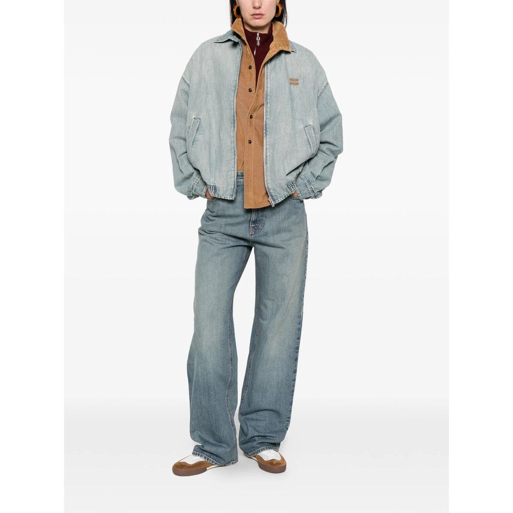 Miu Miu Miu Miu BLUE Jackets - Denim Jackets Size XS / US 0-2 / IT 36-38 - 4 Thumbnail