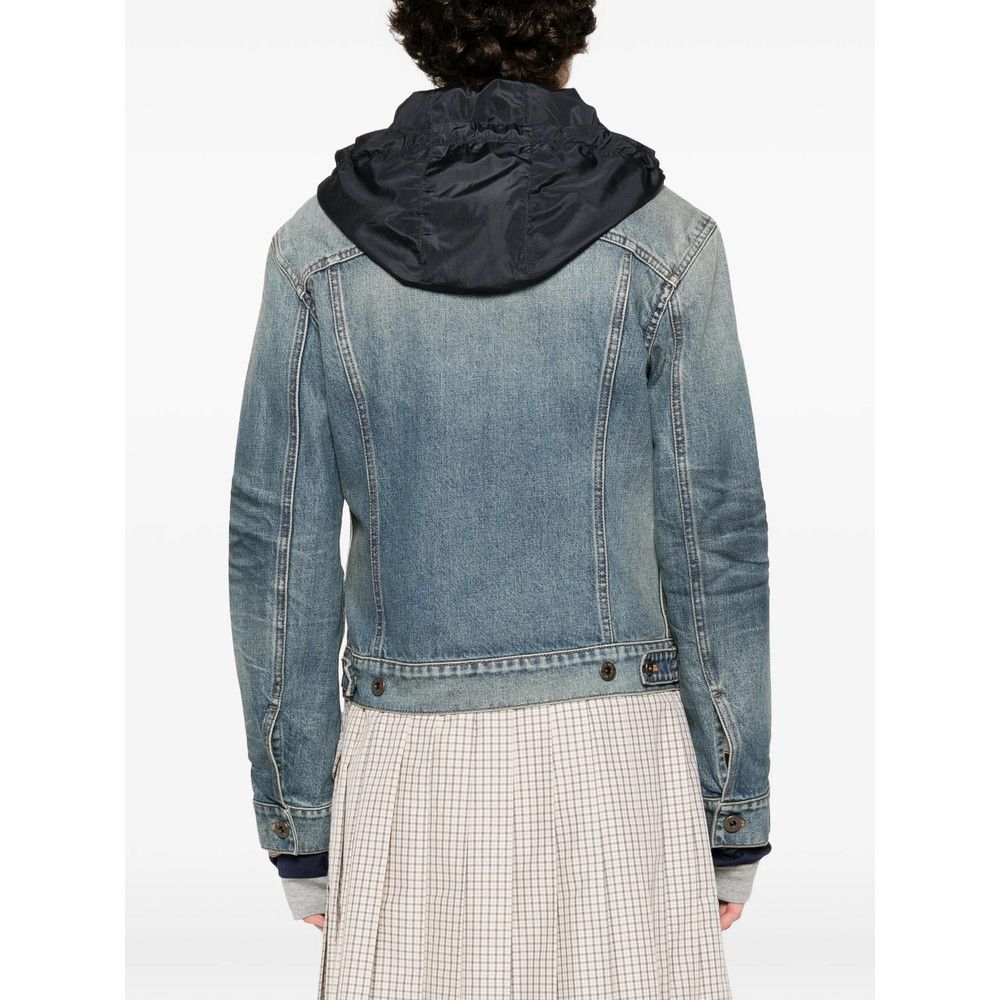 Miu Miu Miu Miu BLUE Jackets - Denim Jackets Size S / US 4 / IT 40 - 5 Thumbnail