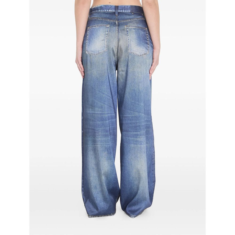 Golden Goose Golden Goose BLUE Trousers - Palazzo Pants Size 27" / US 4 / IT 40 - 4 Thumbnail