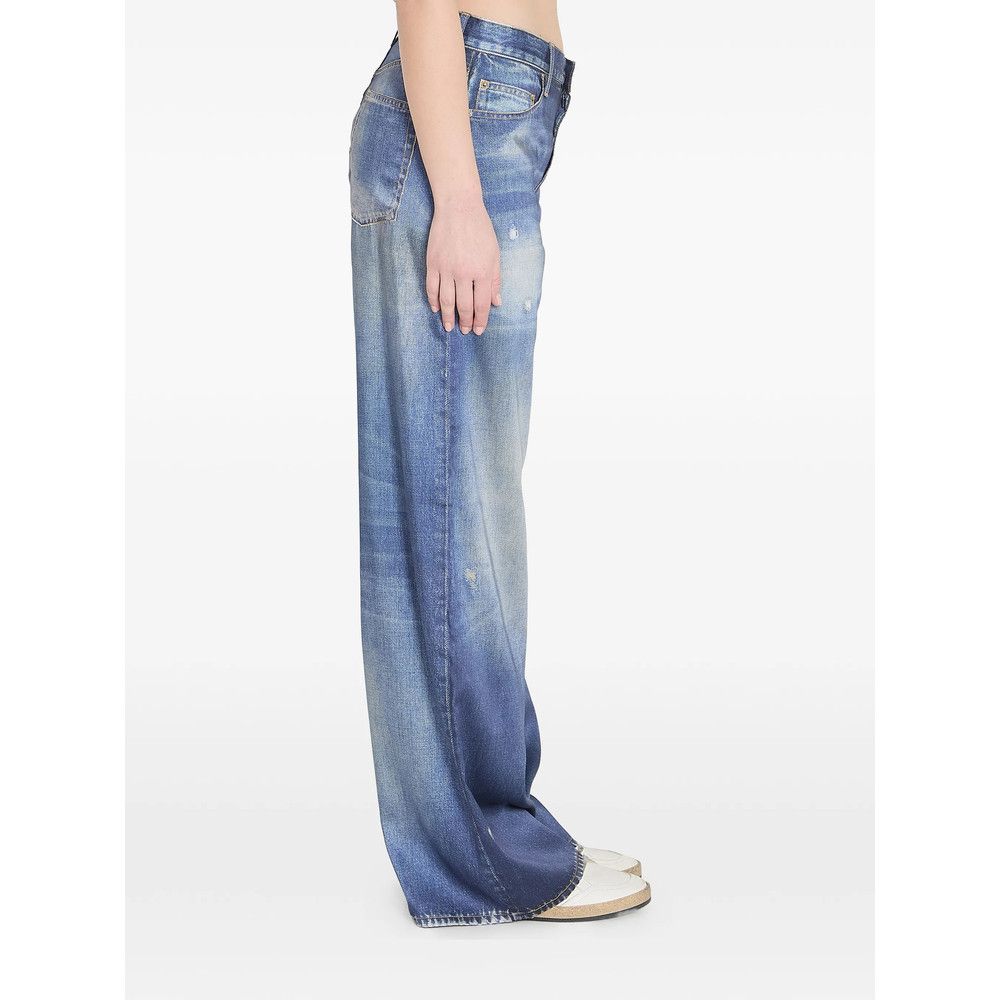 Golden Goose Golden Goose BLUE Trousers - Palazzo Pants Size 27" / US 4 / IT 40 - 3 Thumbnail