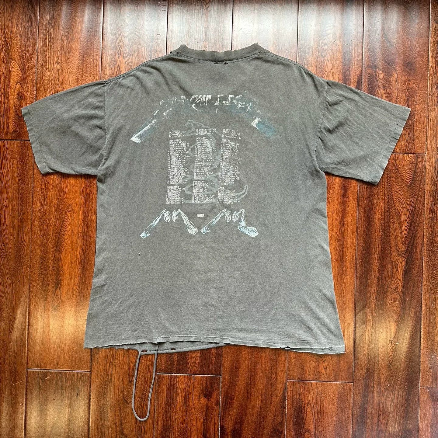 Vintage Vintage Metallica 1991 Fade Tee Size US M / EU 48-50 / 2 - 2 Thumbnail