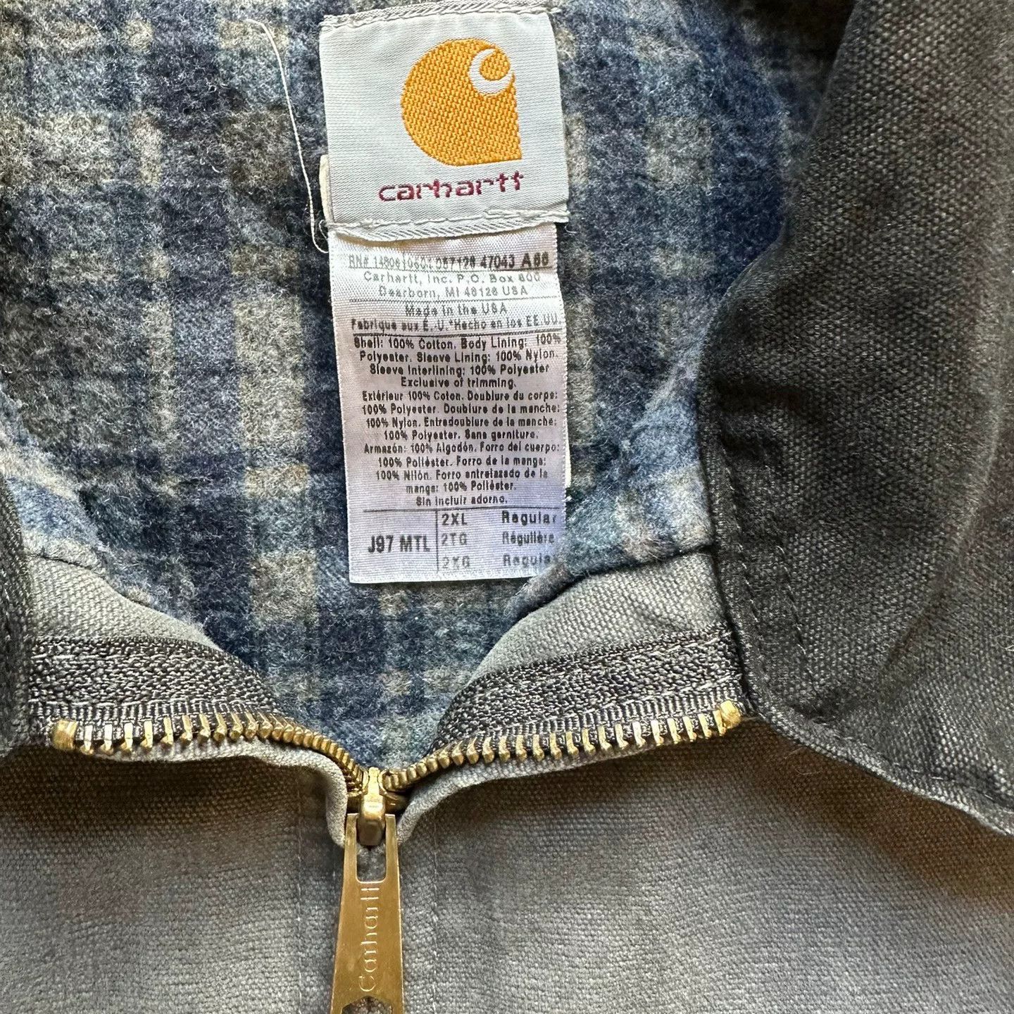 Vintage Vintage Carhartt J97 MTL XXL Size US XXL / EU 58 / 5 - 3 Thumbnail