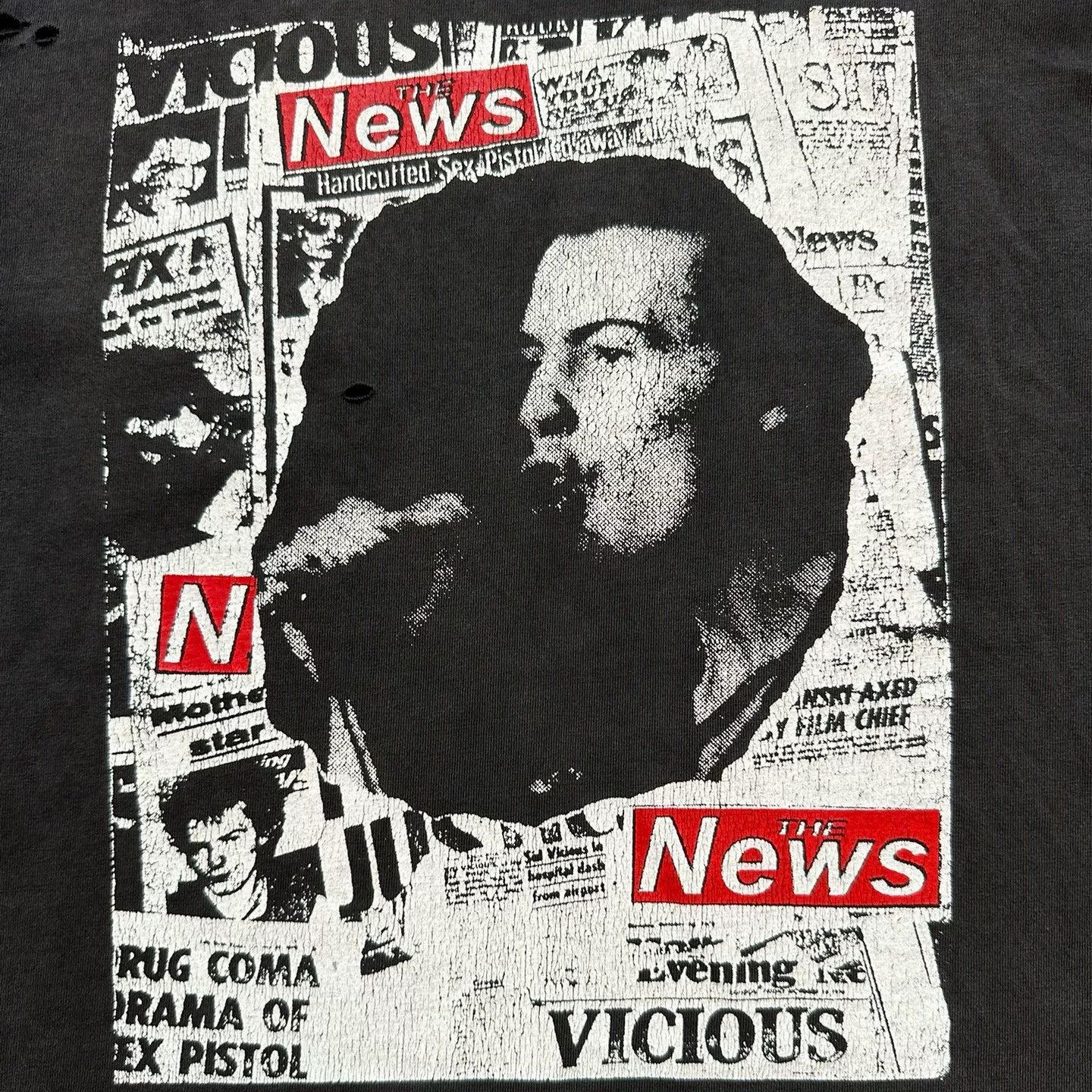 Malcolm McLaren Sex Pistols Sid Vicious Vintage 00s Tee Size US M / EU 48-50 / 2 - 5 Thumbnail