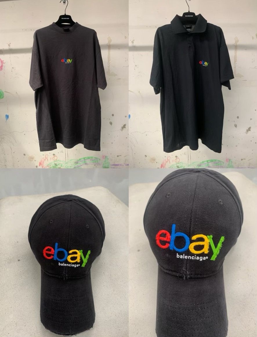 Vintage Vintage 00s Ebay Balenciaga Parody Tee Size US M / EU 48-50 / 2 - 7 Thumbnail