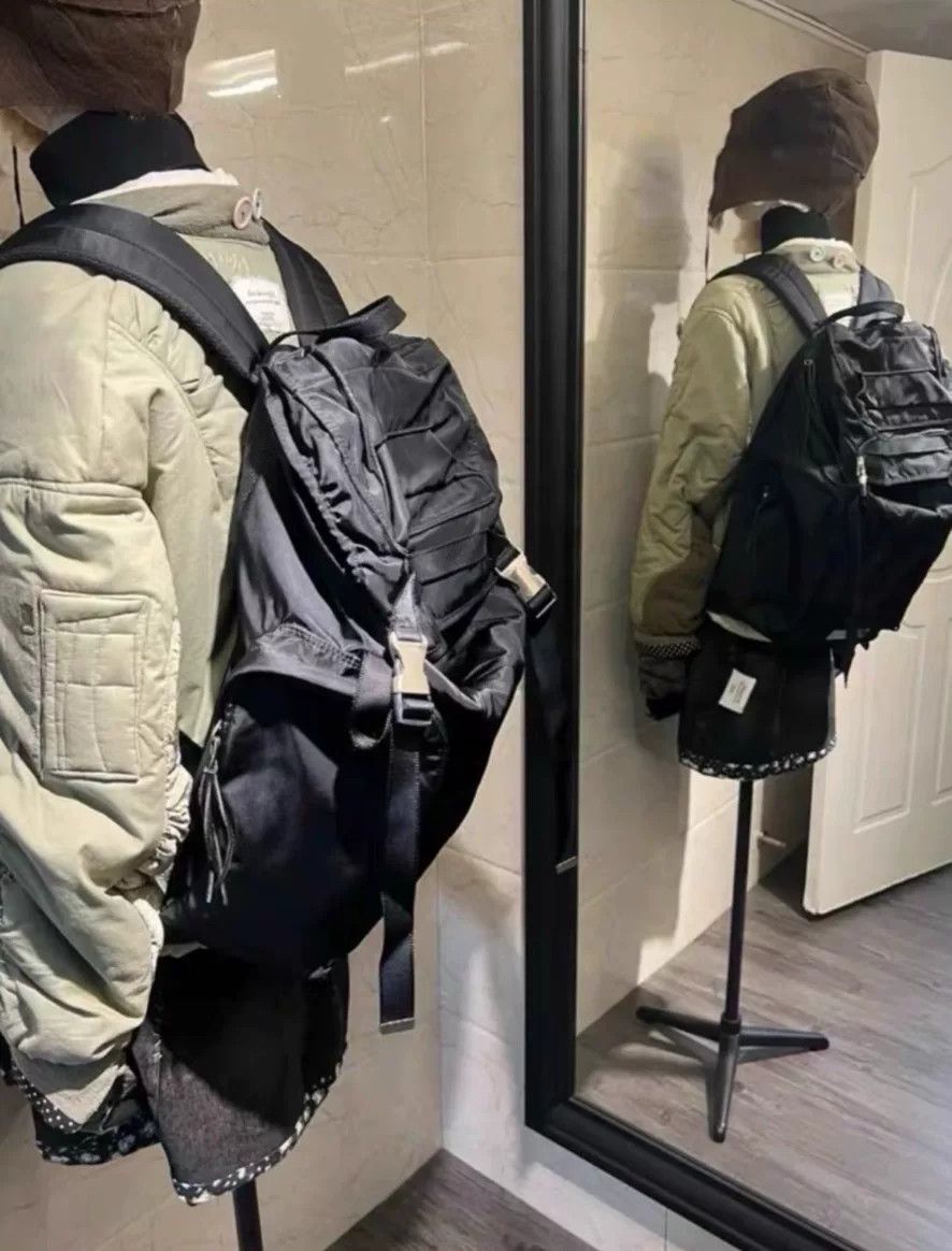 Undercover UNDERCOVER Black Parachute Backpack Size ONE SIZE - 8 Thumbnail