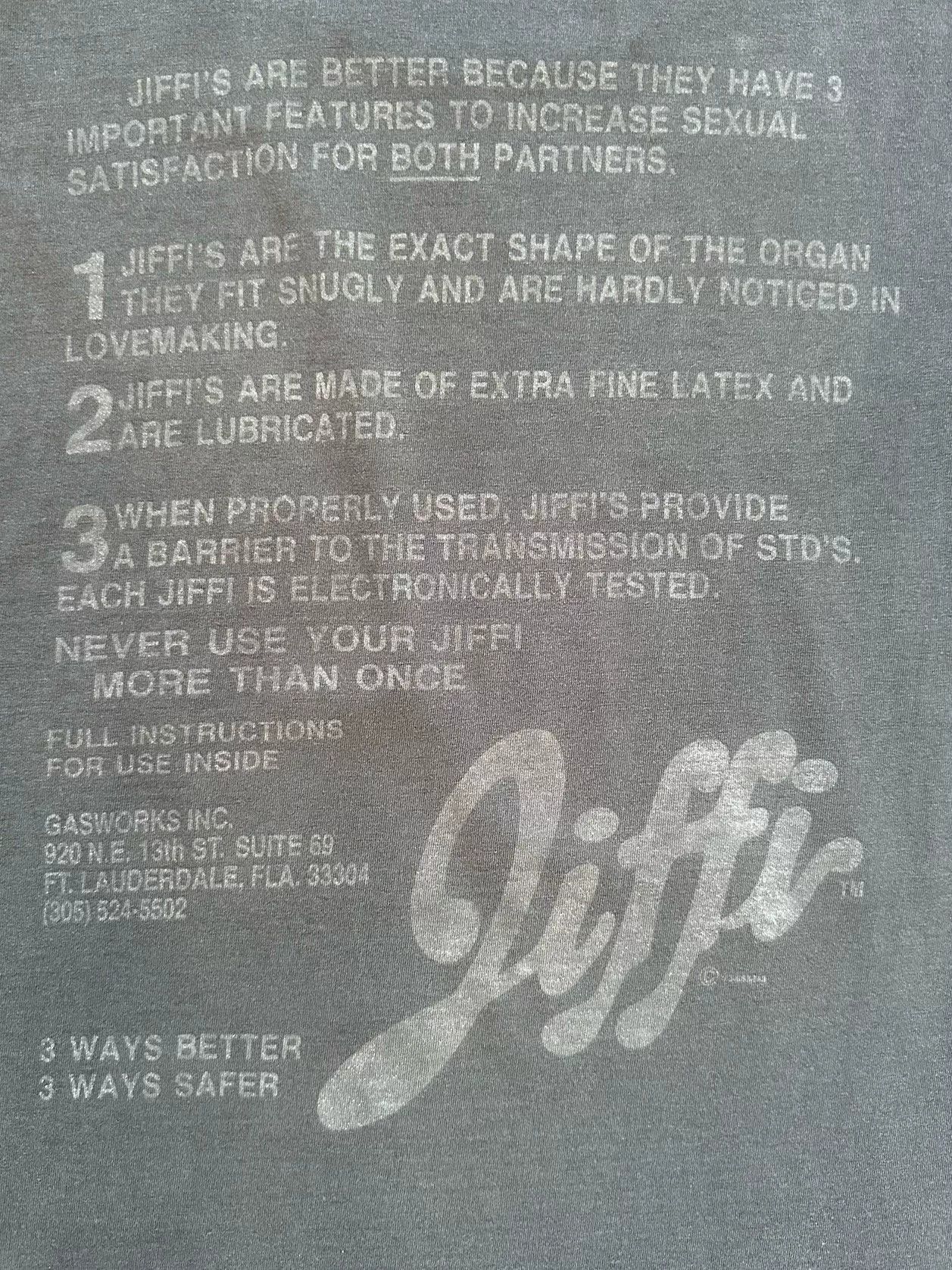 Vintage Vintage 90s Jiffi Fade Tee Size US M / EU 48-50 / 2 - 6 Thumbnail