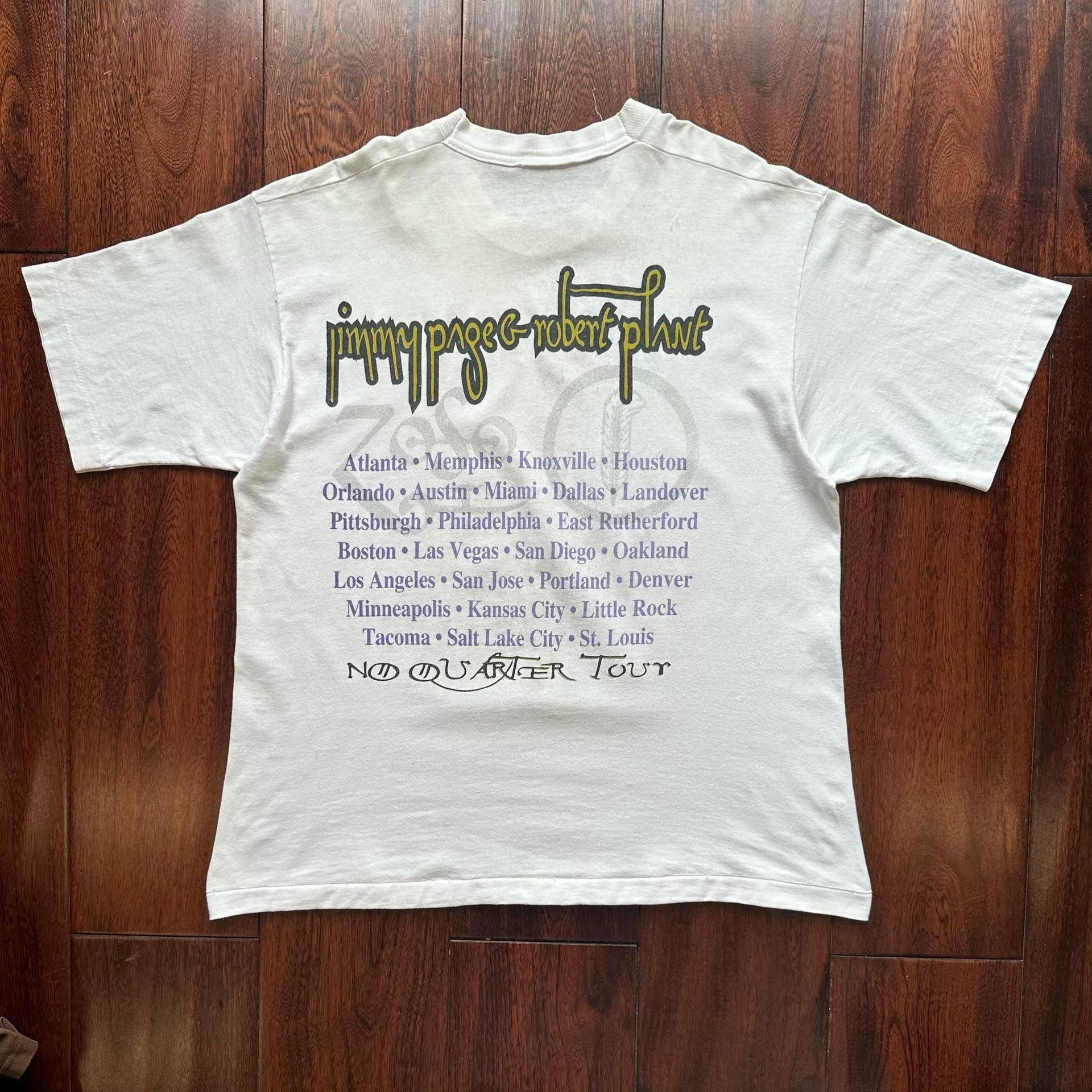 Vintage Vintage 90s Led Zeppelin Tee Size US M / EU 48-50 / 2 - 2 Thumbnail