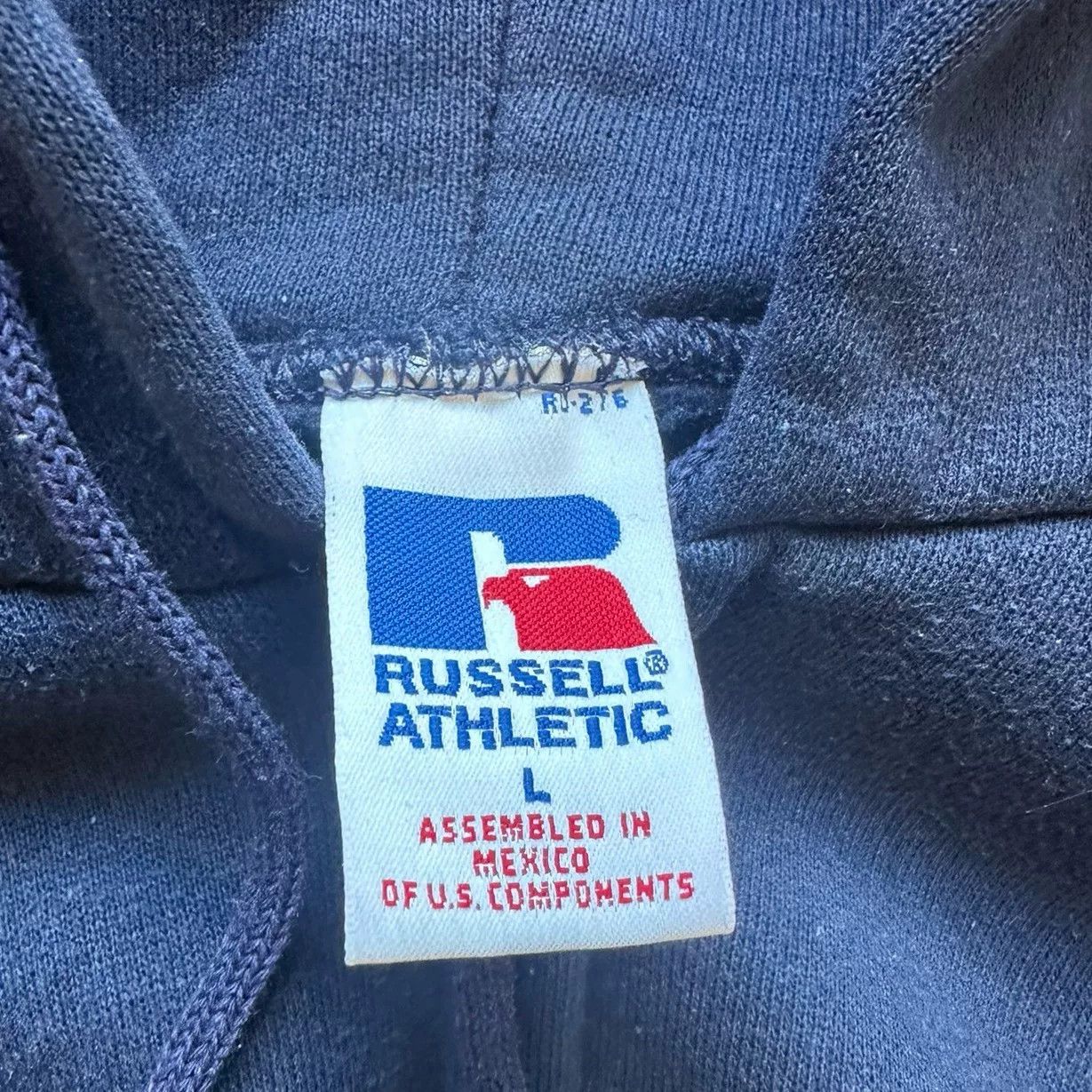 Vintage Russell Vintage Faded Zip Hoodie Size US M / EU 48-50 / 2 - 3 Thumbnail