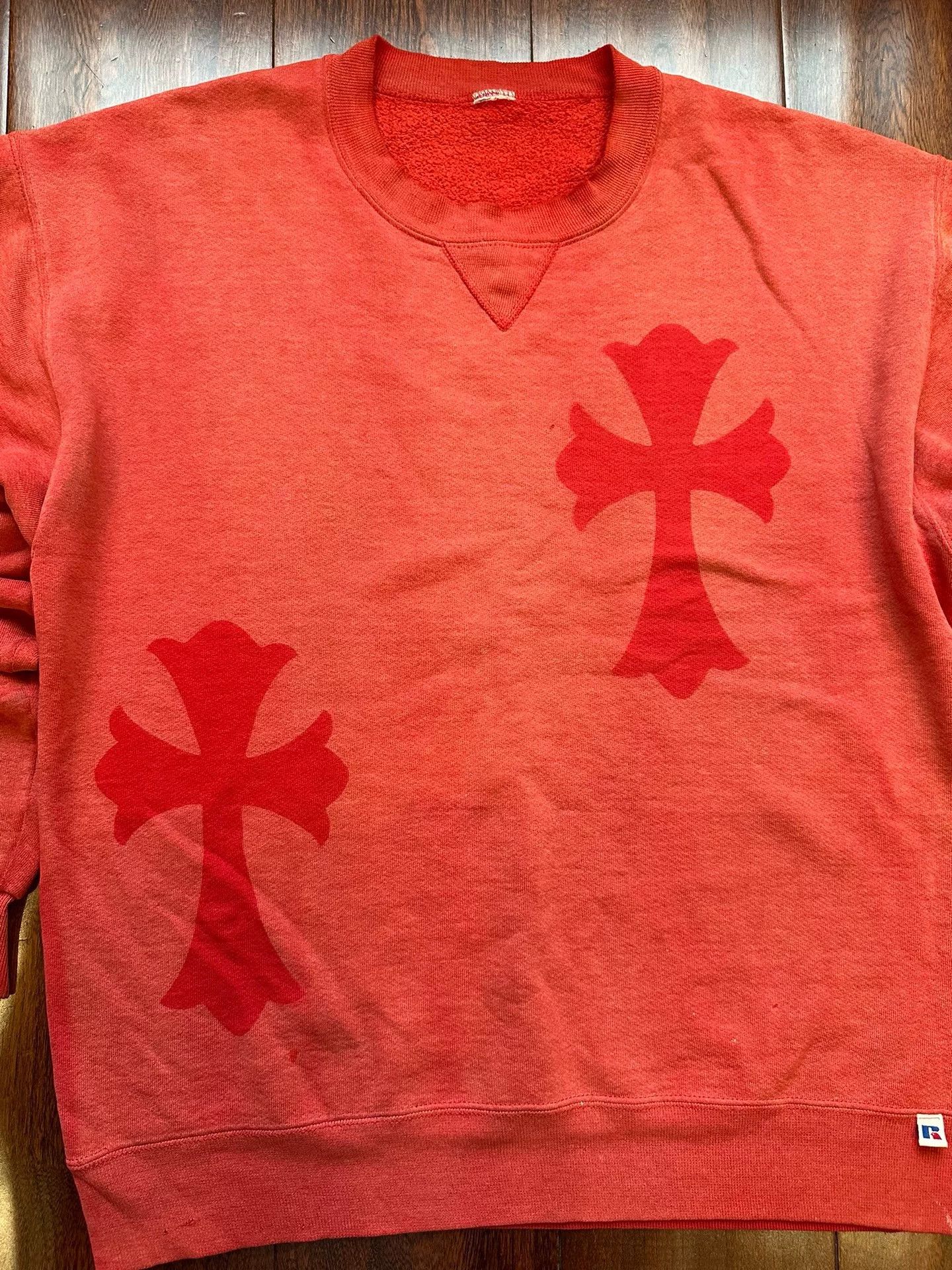 Vintage Vintage Russell Faded 80s Sweatshirt Size US M / EU 48-50 / 2 - 4 Thumbnail