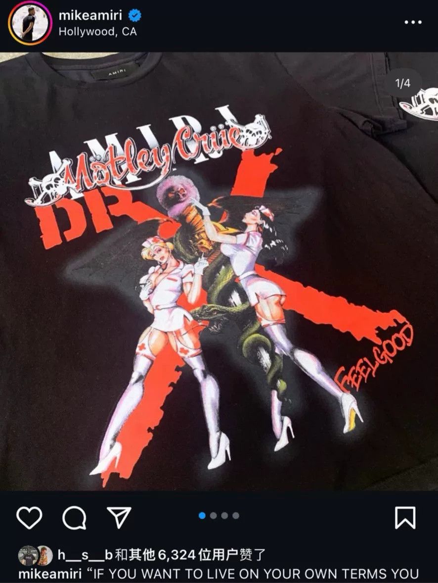 Vintage Motley Crue 80s Vintage Tee Size US S / EU 44-46 / 1 - 6 Thumbnail