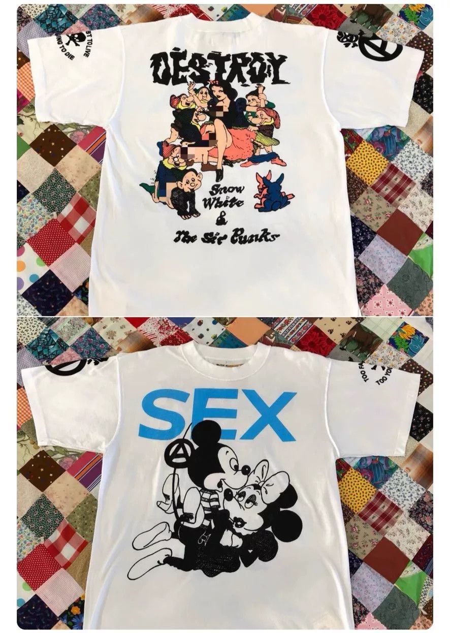 Vintage Vintage 90s Vivienne Westwood Disney Tee Size M / US 6-8 / IT 42-44 - 4 Thumbnail